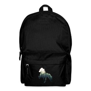Icelandic horse Forest - Backpack - black - Front