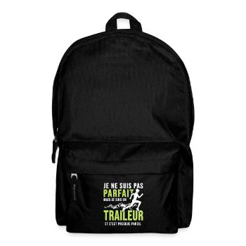 traileur pas parfait trail ultra course à pied - Sac à dos - noir - Devant