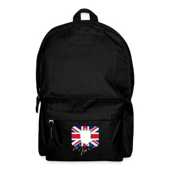 Britischer König Krönung Charles England Flagge - Rucksack - Schwarz - Vorne