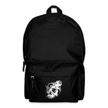 Skull // Octopus // Squid // Illustration - Backpack - black - Front