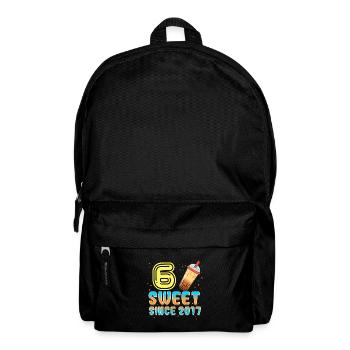 6th Birthday Bubble Tea - Backpack - black - Front