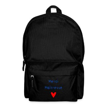 MAÎTRESSE. MERCI. MERCI MAÎTRESSE - Sac à dos - noir - Devant