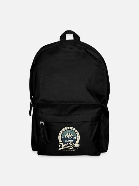alpinisme finisher Mont Blanc Sport montagne - Sac à dos - noir