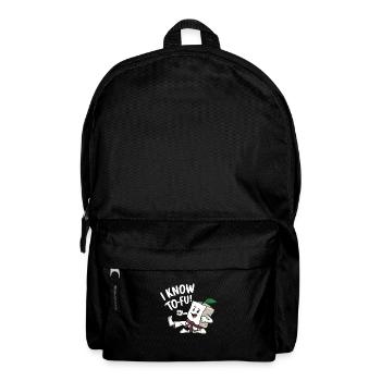 Tofu Lustiges - Rucksack - Schwarz - Vorne