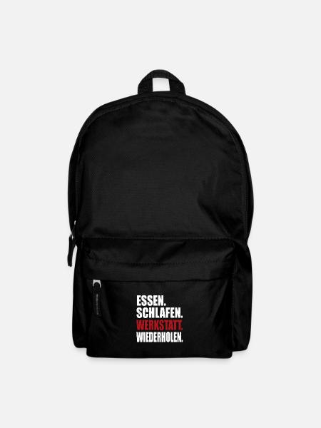 Werkstatt Mann - Rucksack - Schwarz