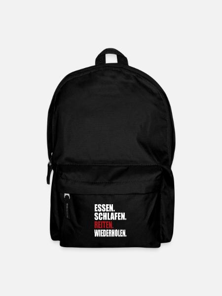 Reiten - Pferd - Rucksack - Schwarz