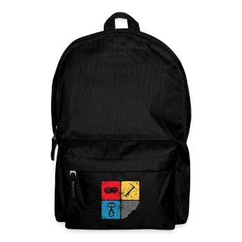 Mountaineering, Climbing, Mountaineer, Summit, High Tour - Backpack - black - Front
