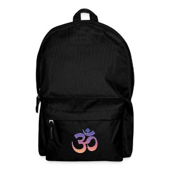 Om Yoga - Rucksack - Schwarz - Vorne