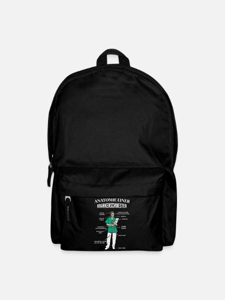 Anatomie einer Krankenschwester - Rucksack - Schwarz
