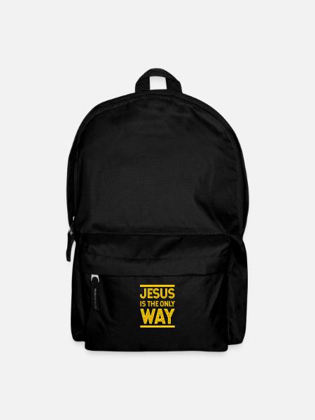 jesus, christlich, gott, jesus christus, Glaube - Rucksack - Schwarz
