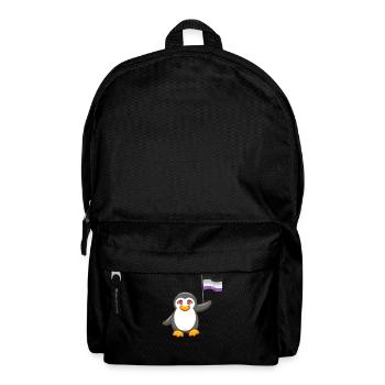 Gay Pride Antarctique Animal Pingouin Asexuel LGBT - Sac à dos - noir - Devant