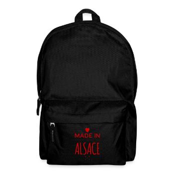 MADE IN ALSACE ROUGE - Sac à dos - noir - Devant