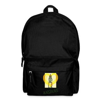 Augsburg Deutschland Stadt Skyline Herz Liebe - Rucksack - Schwarz - Vorne