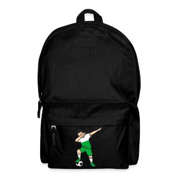 Dabbing Football Player Boys Wales Football - Backpack - black - Front