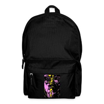 Woman Sunglasses Art Fashion Modern Trend Colorful - Backpack - black - Front