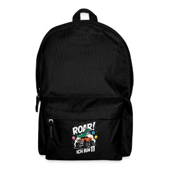 11. Geburtstag 11 Jahre Dino Monstertruck Fan - Rucksack - Schwarz - Vorne