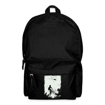 BMX freestyle rider UFO extraterrestre - Sac à dos - noir - Devant