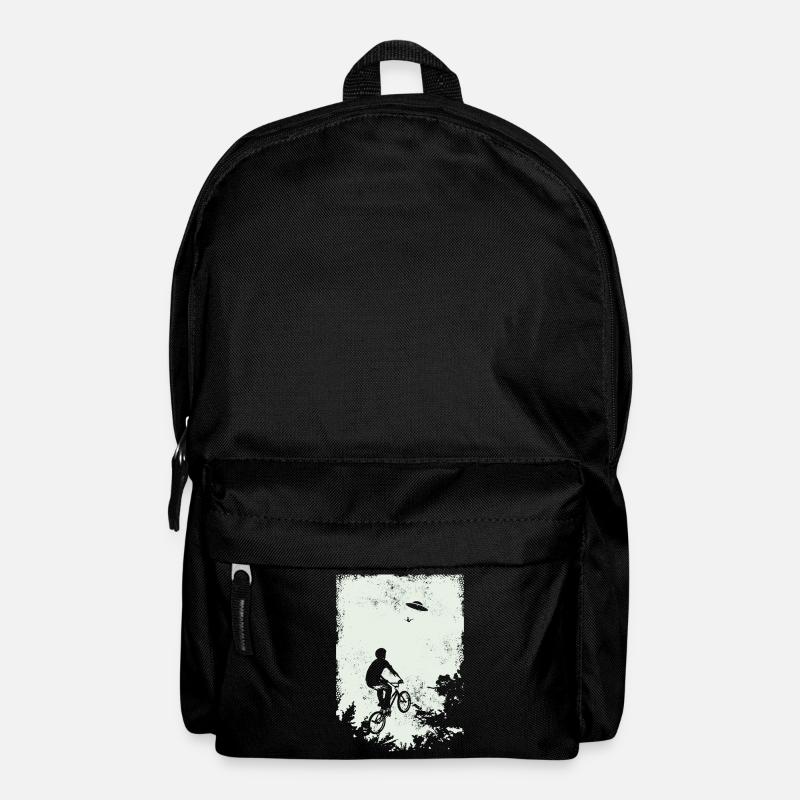 BMX freestyle rider UFO extraterrestre - Sac à dos - noir