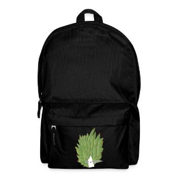 Blattschnecke, Blattschaf, Blattschafschnecke - Rucksack - Schwarz - Vorne
