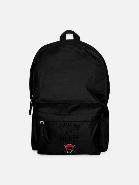 J'peux pas j'ai hockey - Sac à dos - noir