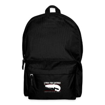 Je pêche le poisson-chat - tout le reste est un appât - Sac à dos - noir - Devant