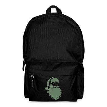 Santa Claus Silhouette: Christmas Magic - Backpack - black - Front