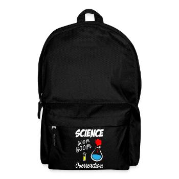 Science Overreaction - Rucksack - Schwarz - Vorne