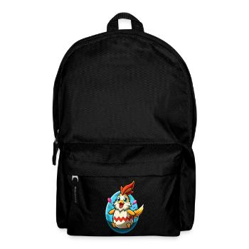 Happy Easter - Easter Chicken - Easter Egg - Gift - Backpack - black - Front