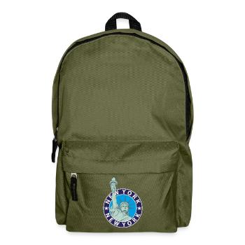 New York Statue of Liberty - Backpack - olive green - Front