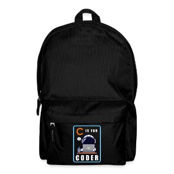 Programmierer Coder Software Entwickler - Rucksack - Schwarz - Vorne