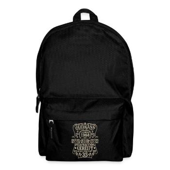 Geburtstagsgeschenk Geboren 1988 35 Jahre - Rucksack - Schwarz - Vorne