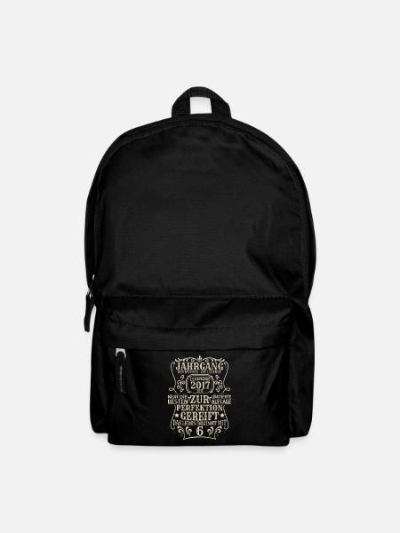 Geburtstagsgeschenk Geboren 2017 6 Jahre - Rucksack - Schwarz