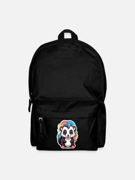 Skunk Cute Kid Color - Backpack - black