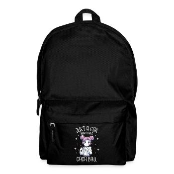 Nur ein Mädchen, das Gaga Ball liebt - Rucksack - Schwarz - Vorne