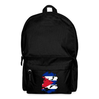 Kuba Flagge Karibik Urlaub Cuba Reise Havanna - Rucksack - Schwarz - Vorne