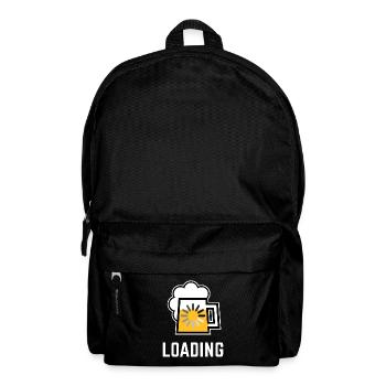 Beer Loading (Drinking In Progress / Negative / |) - Backpack - black - Front