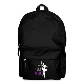 Elegant ballet dancer with graceful movements - Backpack - black - Front