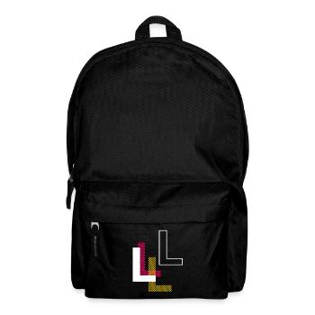 L - initial letter design gifts - Backpack - black - Front