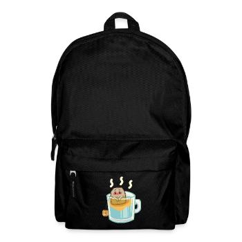 Beschämter Teebeutel - Rucksack - Schwarz - Vorne