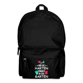 Garten Spielen - Rucksack - Schwarz - Vorne