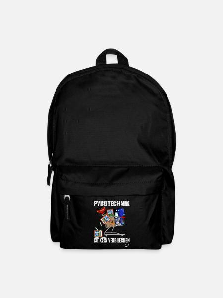 Pyrotechnik ist kein Verbrechen - Rucksack - Schwarz