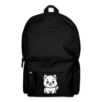 Samoyed Dog Cute - Backpack - black - Front
