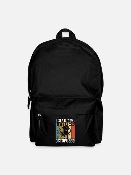 Oktopus - Rucksack - Schwarz