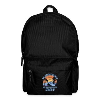 Solaranlage - Rucksack - Schwarz - Vorne