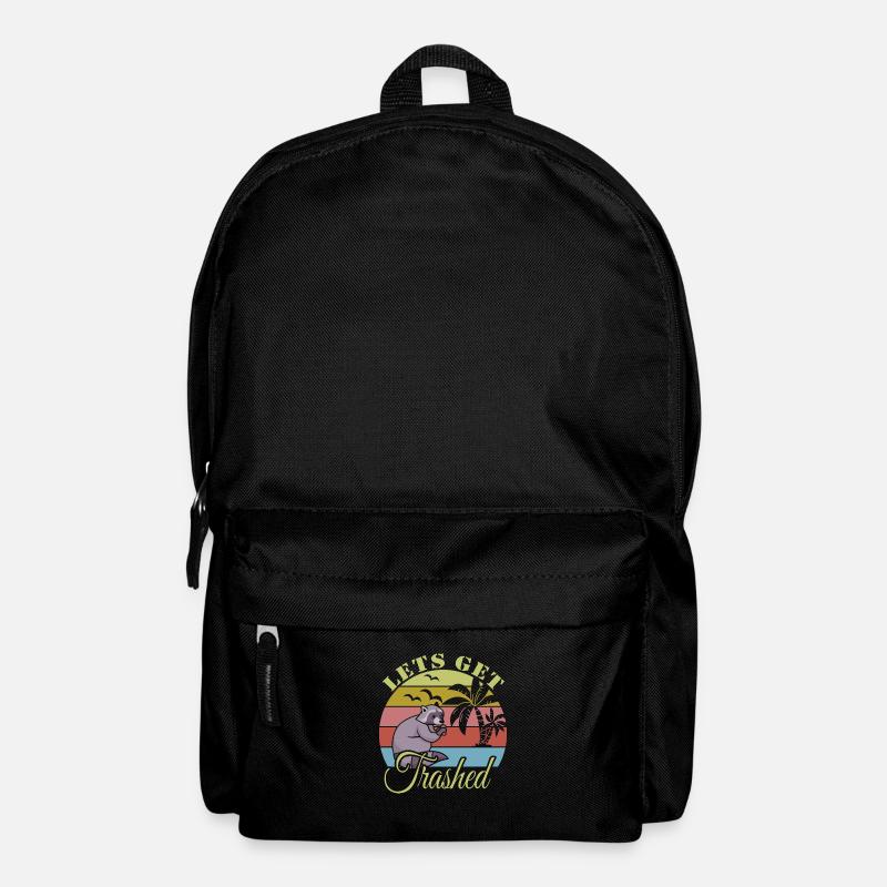 Raton laveur - Sac à dos - noir