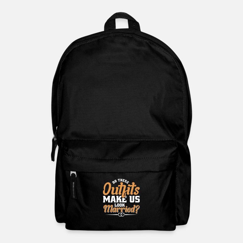 Hochzeit - Rucksack - Schwarz