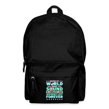 Festival - Rucksack - Schwarz - Vorne