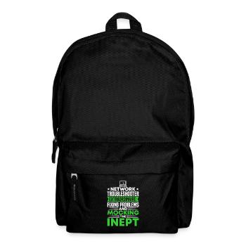 Network Engineer - Backpack - black - Front