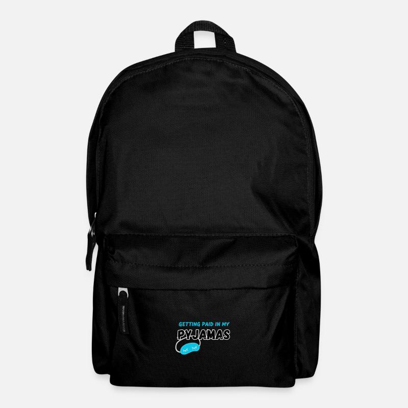 Être payé en pyjama - Sac à dos - noir