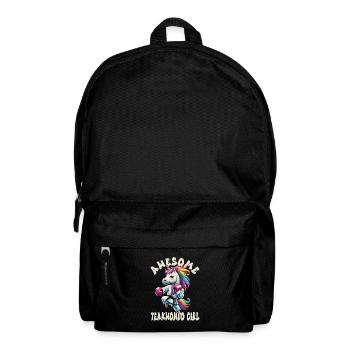 Teakwondo - Rucksack - Schwarz - Vorne